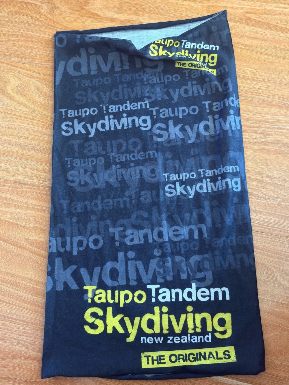 Taupo Tandem Skydiving Neck Gaiter Scarf Multi-function Face Cover Mask Bandana